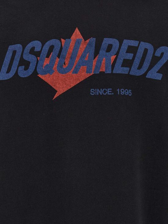 26FW 디스퀘어드2 후드 티셔츠 S74GU0951D25029 900 Black - DSQUARED2