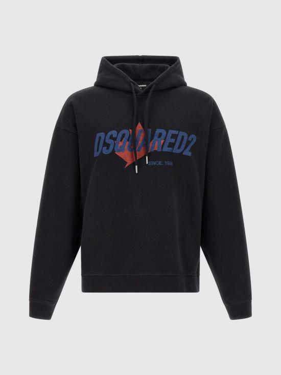 26FW 디스퀘어드2 후드 티셔츠 S74GU0951D25029 900 Black - DSQUARED2