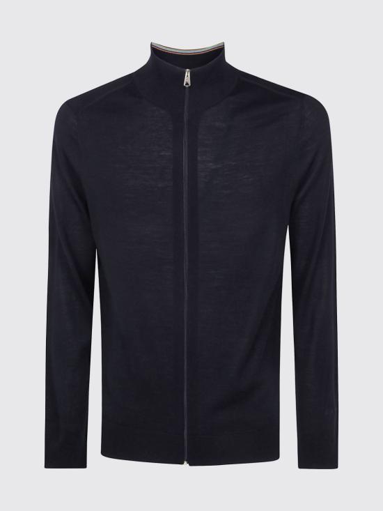 26FW 폴 스미스 집업 니트 M1R972ZW03154 79 Black - PAUL SMITH