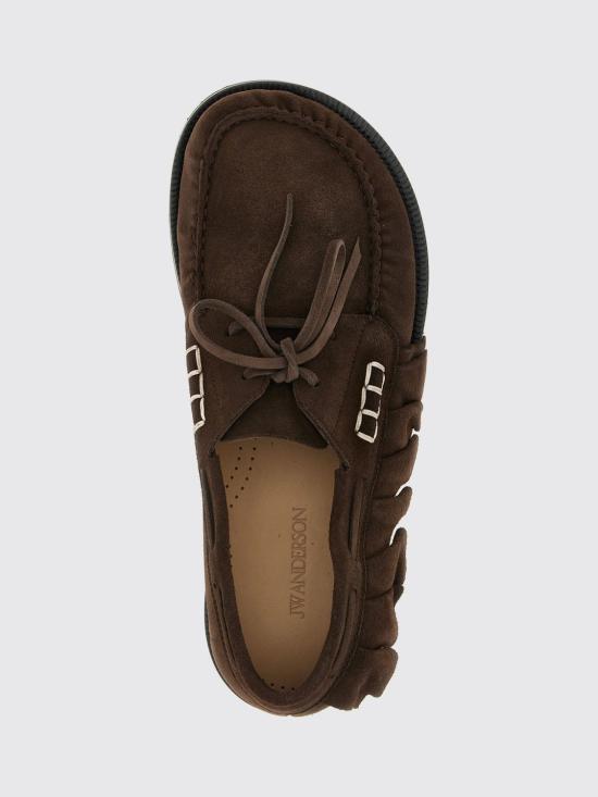 26FW JW앤더슨 로퍼 MO0007LA0415 660 Brown - JW ANDERSON
