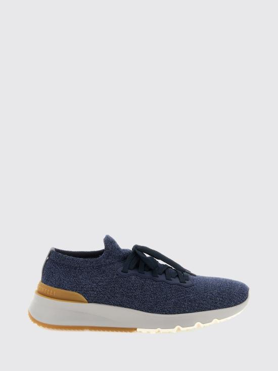 26FW 브루넬로 쿠치넬리 스니커즈 MZUWLBO253 COU50 Navy