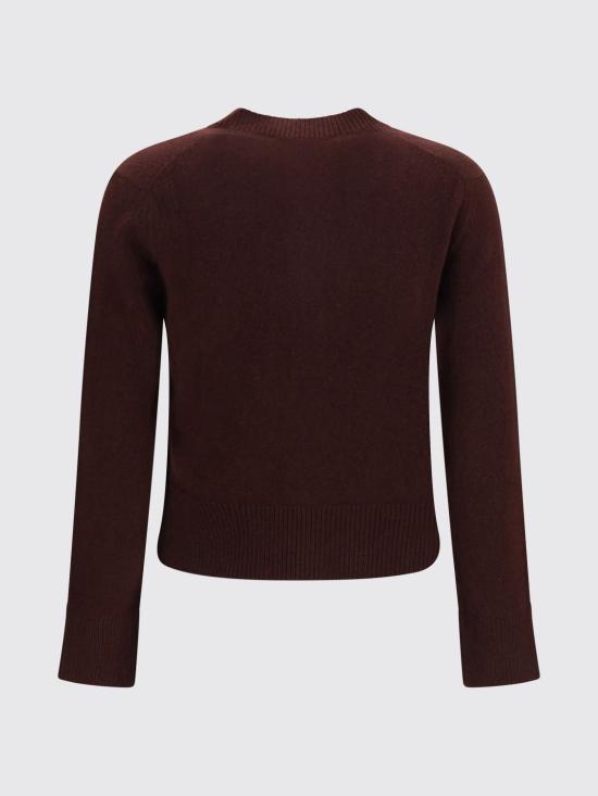 26FW 메종키츠네 베이비 폭스 램스울 피티드 가디건 PW00506KT1006 0553 Brown - MAISON KITSUNE