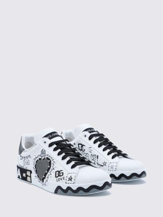 26FW 돌체앤가바나 스니커즈 CS2466A0986 HN6GJ White - DOLCE & GABBANA