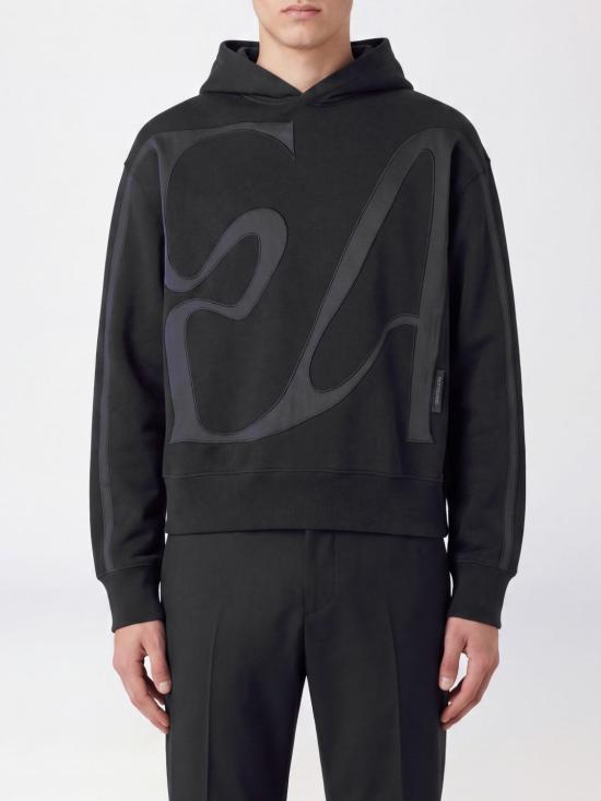 26FW 엠포리오 아르마니 후드 티셔츠 EM006815AF13713 UC001 Black