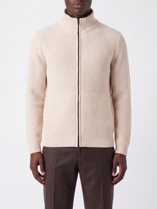 26FW 에르노 집업 니트 MC00058UR70153 1010 White