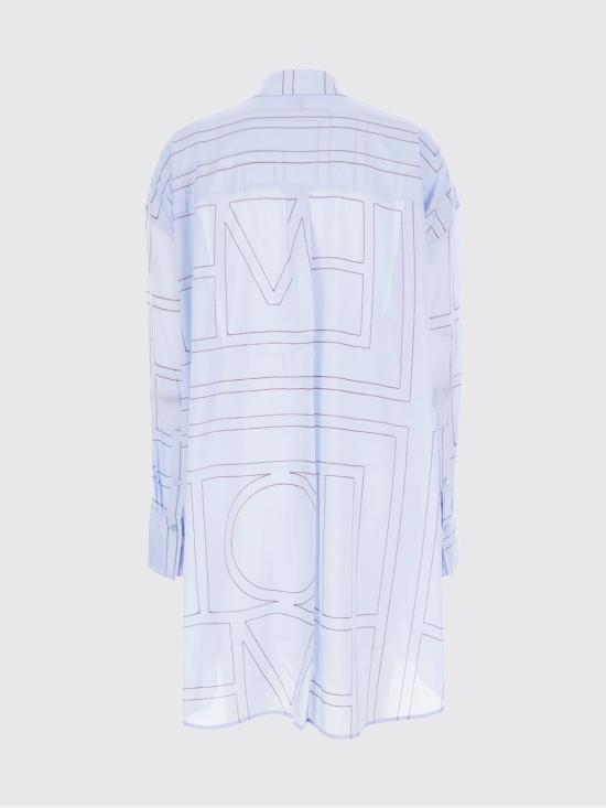 26FW 토템 셔츠 263WRD0254FB0239 206 Blue - TOTEME