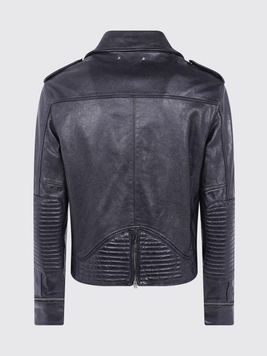 26FW 골든구스 바이커 자켓 GMP02258P00119590100 Black - GOLDEN GOOSE
