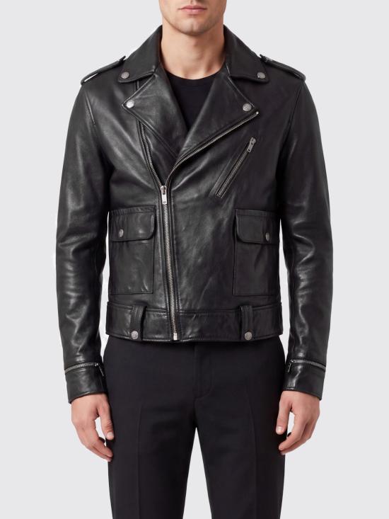 26FW 골든구스 바이커 자켓 GMP02258P00119590100 Black
