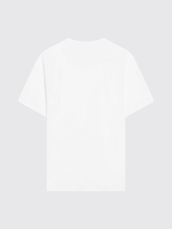 26FW 아미 스몰 하트 로고 티셔츠 BFUTS035724 100 White - AMI