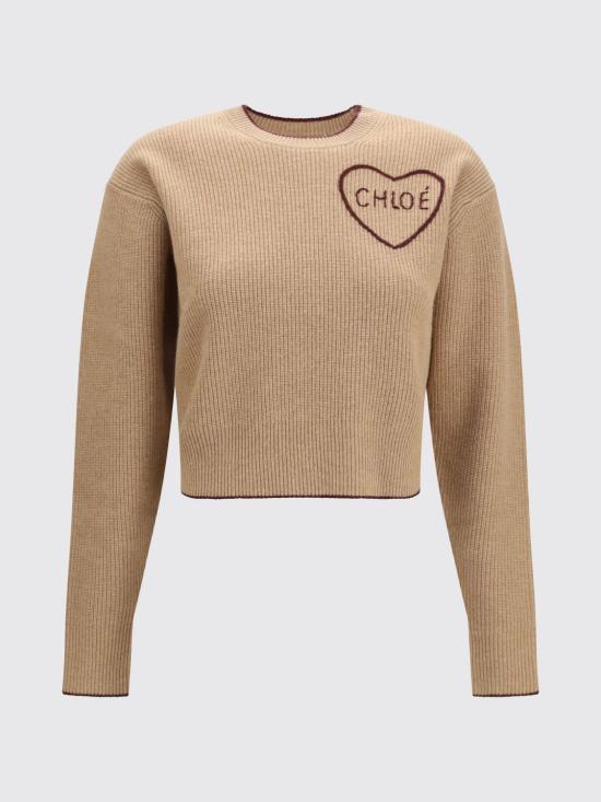 26FW 끌로에 스웨터 CH26AMP41710 218 Brown - CHLOE