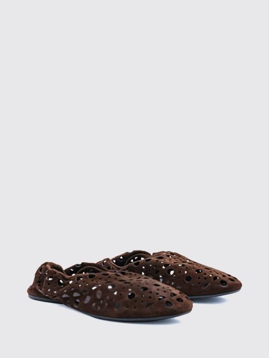 26FW 알라이아 플랫 슈즈 AA3A1039I236 719 Cocoa - ALAIA