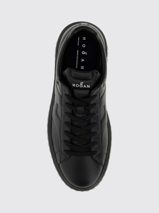 26FW 호간 H 스트라이프 스니커즈 HXM6450FC60LE9 9999 Black - HOGAN