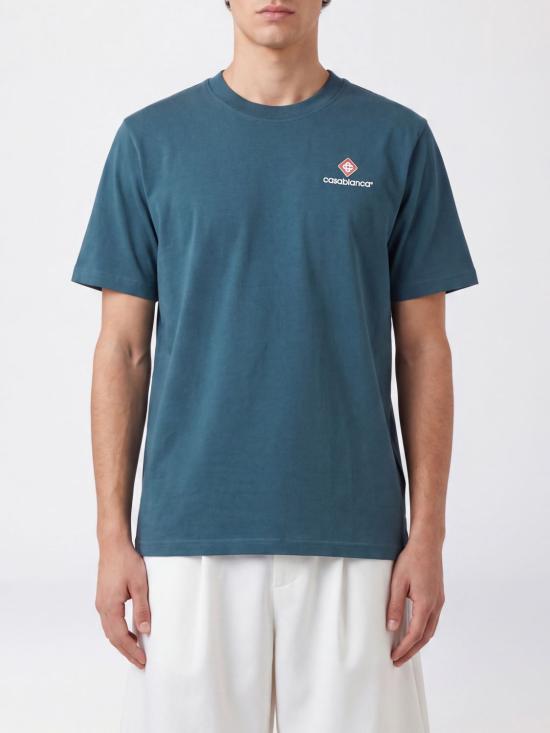26FW 카사블랑카 반팔 티셔츠 MPF26JTS001 12 Forest Green