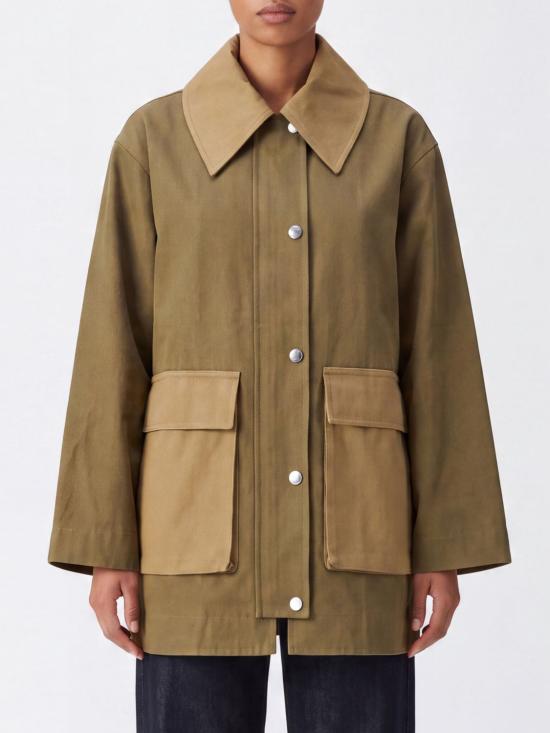 26FW 가니 자켓 A1130011 838 Green