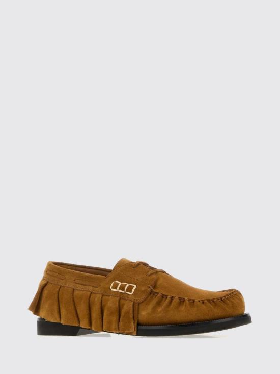 26FW JW앤더슨 로퍼 MO0007LA0416 604 Brown - JW ANDERSON