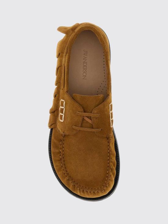 26FW JW앤더슨 로퍼 MO0007LA0416 604 Brown - JW ANDERSON