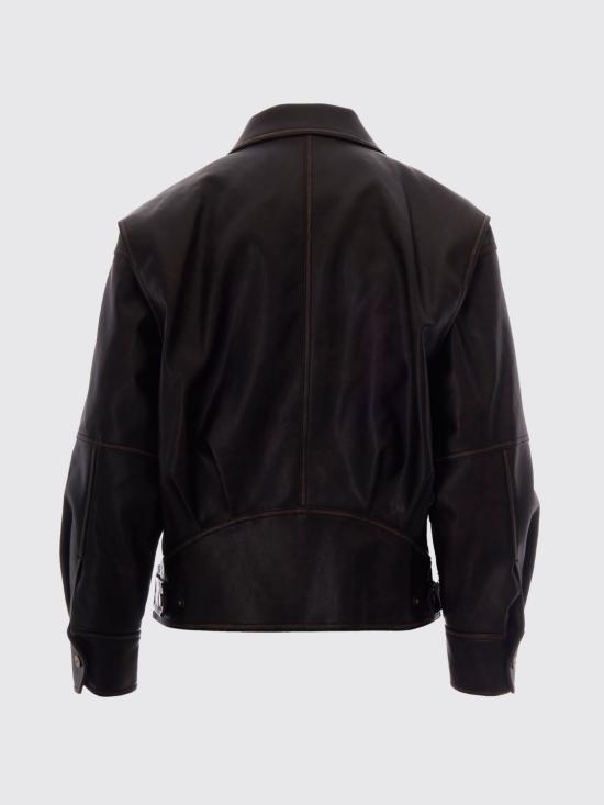 26FW 리우조 가죽 자켓 WF6194E1106 91419 Brown - LIU JO