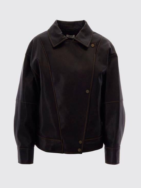 26FW 리우조 가죽 자켓 WF6194E1106 91419 Brown - LIU JO