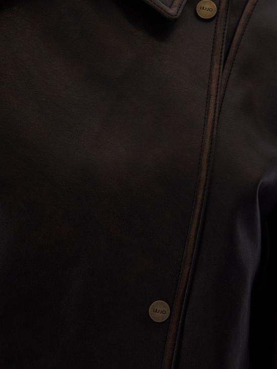26FW 리우조 가죽 자켓 WF6194E1106 91419 Brown - LIU JO
