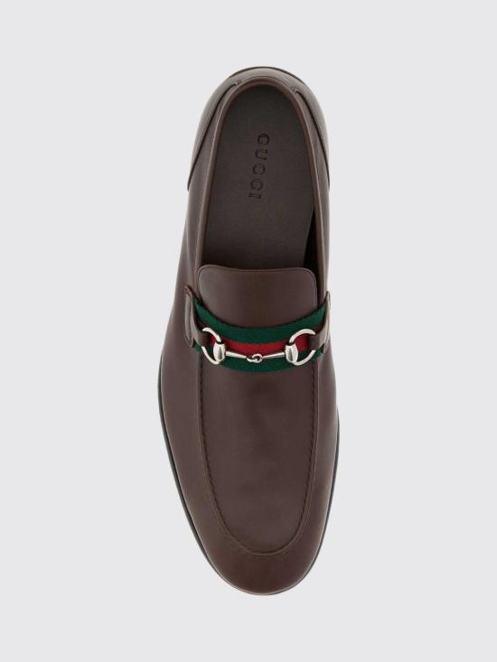 26FW 구찌 코모 홀스빗 레더 로퍼 874936AAGSM 2047 Brown - GUCCI