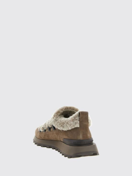 26FW 브루넬로 쿠치넬리 스니커즈 MZSFG3387 C8187 Brown - BRUNELLO CUCINELLI