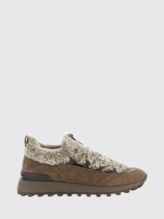 26FW 브루넬로 쿠치넬리 스니커즈 MZSFG3387 C8187 Brown