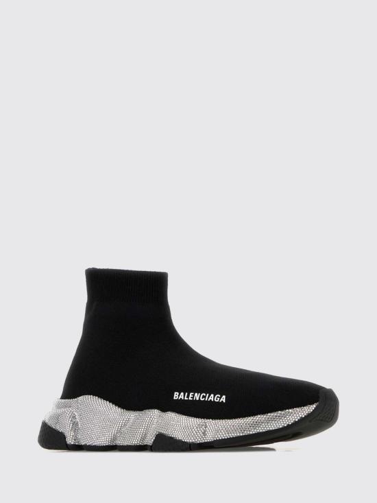 26FW 발렌시아가 스피드 트레이너 스니커즈 587280W2DD9 1080 Black - BALENCIAGA