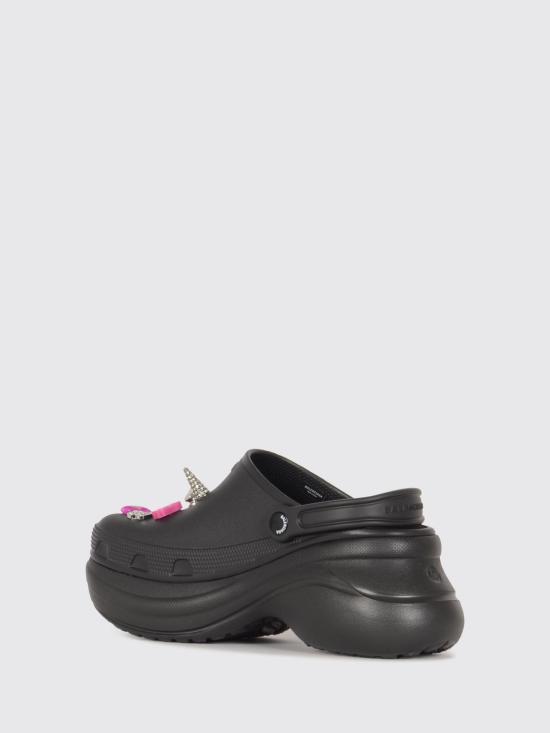 26FW 발렌시아가 x 크록스 지비츠 샌들 720762W0FOW 1000 Black - BALENCIAGA