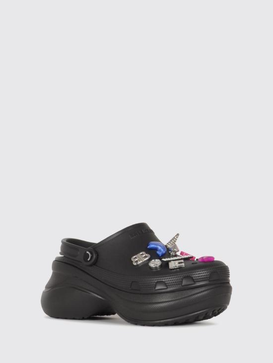 26FW 발렌시아가 x 크록스 지비츠 샌들 720762W0FOW 1000 Black - BALENCIAGA