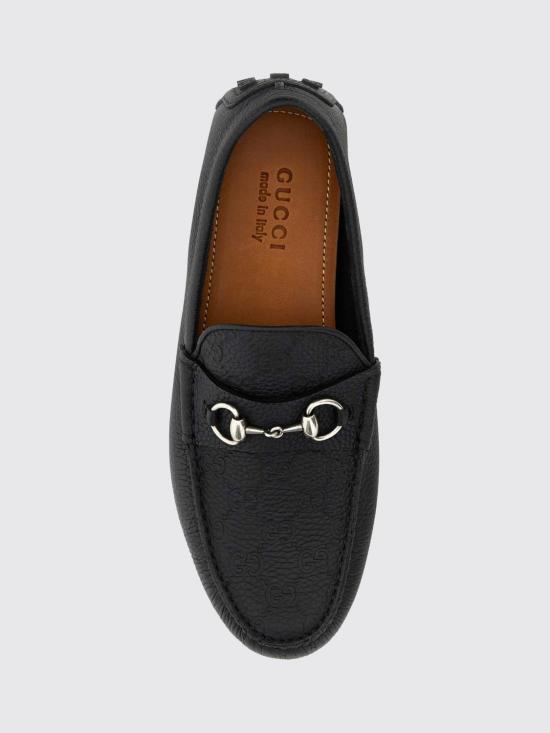 26FW 구찌 드라이버 홀스빗 765859AADQ4 1000 Black - GUCCI