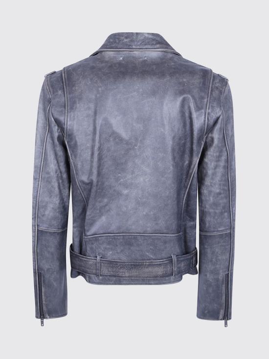 26FW 골든구스 바이커 자켓 GMP00297P00064790100 Black - GOLDEN GOOSE