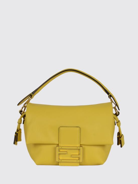 26FW 펜디 맘마 바게트 나파 레더 미니백 8BS105ABVE F1TD0 Yellow