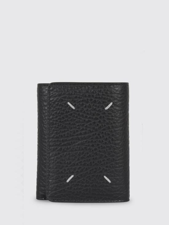 26FW 마르지엘라 지퍼 컴팩트 트라이폴드 지갑 SA3UI0010P4455 T8013 Black