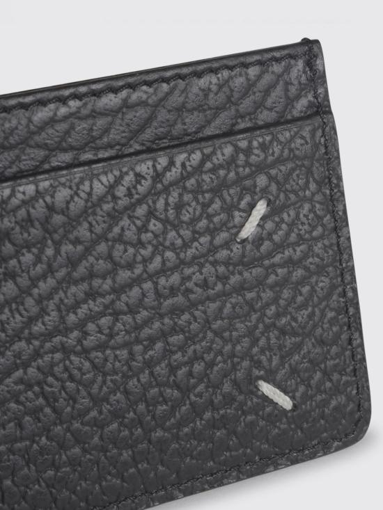 26FW 마르지엘라 포 스티치 카드 홀더 SA1VX0005P4455 T8013 Black - MAISON MARGIELA