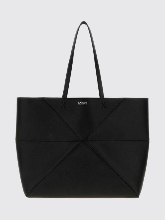 26FW 로에베 라지 호라이즌 퍼즐 토트백 A779PTWX01 Black