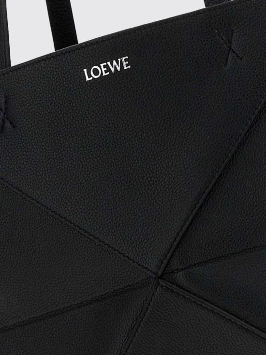 26FW 로에베 라지 호라이즌 퍼즐 토트백 A779PTWX01 Black - LOEWE