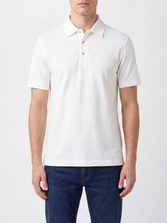 26SS 에르노 폴로 티셔츠 JPL00115U52005 1000 White