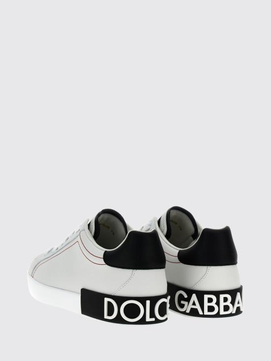 26FW 돌체앤가바나 카프스킨 나파 포르토피노 스니커즈 CS2216AH526 89697 White - DOLCE & GABBANA