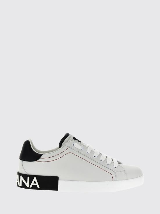 26FW 돌체앤가바나 카프스킨 나파 포르토피노 스니커즈 CS2216AH526 89697 White