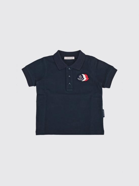 26FW [키즈] 몽클레어 폴로 셔츠 8A000018496F 778 Navy