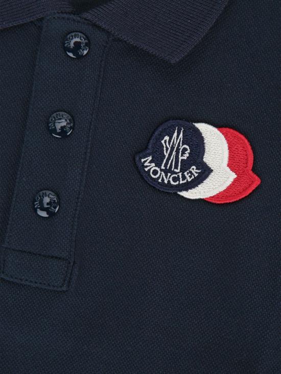 26FW [키즈] 몽클레어 폴로 셔츠 8A000018496F 778 Navy - MONCLER