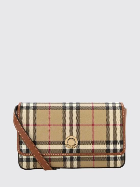 26FW 버버리 햄프셔 체크 숄더백 8109803 Brown