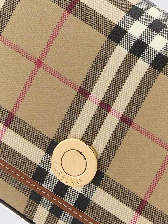 26FW 버버리 햄프셔 체크 숄더백 8109803 Brown - BURBERRY