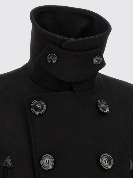 26FW 디스퀘어드2 코트 S74AA0323S53003 900 Black - DSQUARED2