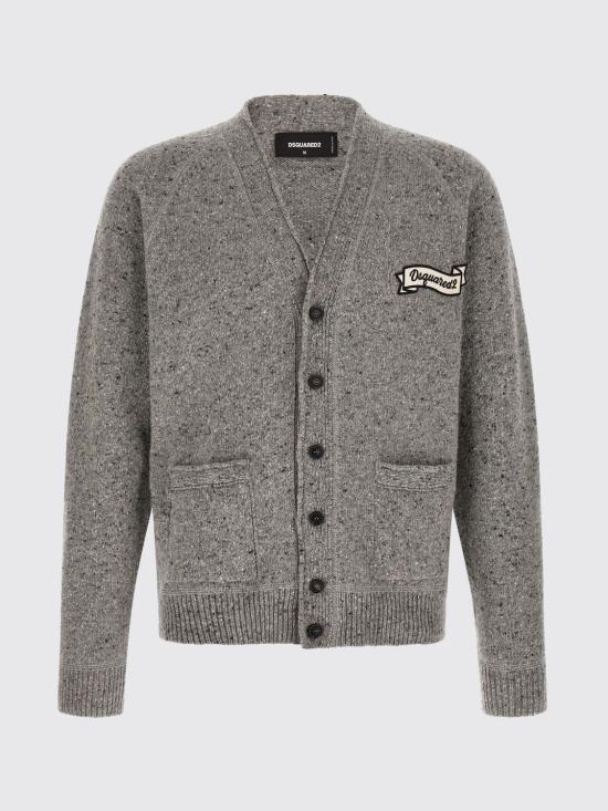 26FW 디스퀘어드2 가디건 S74HA1667D13233 860 Grey - DSQUARED2