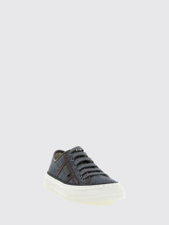 26FW 브루넬로 쿠치넬리 스니커즈 MZ38G3328P C004 Grey - BRUNELLO CUCINELLI