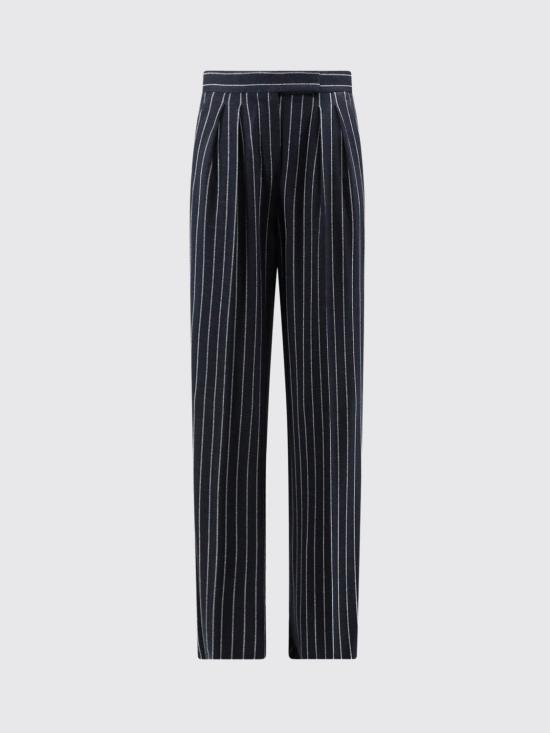 26FW 막스마라 스트레이트 팬츠 2621786071600 002 Blue - MAX MARA