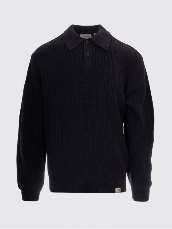 26FW 칼하트 WIP 폴로 티셔츠 I036858 89XX Black - CARHARTT WIP
