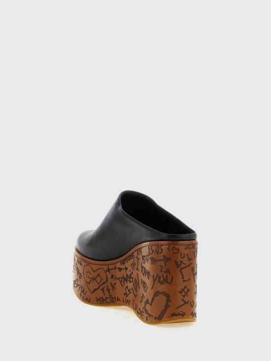 26FW 끌로에 뮬/슬리퍼 CH26A21BYR 001 Black - CHLOE