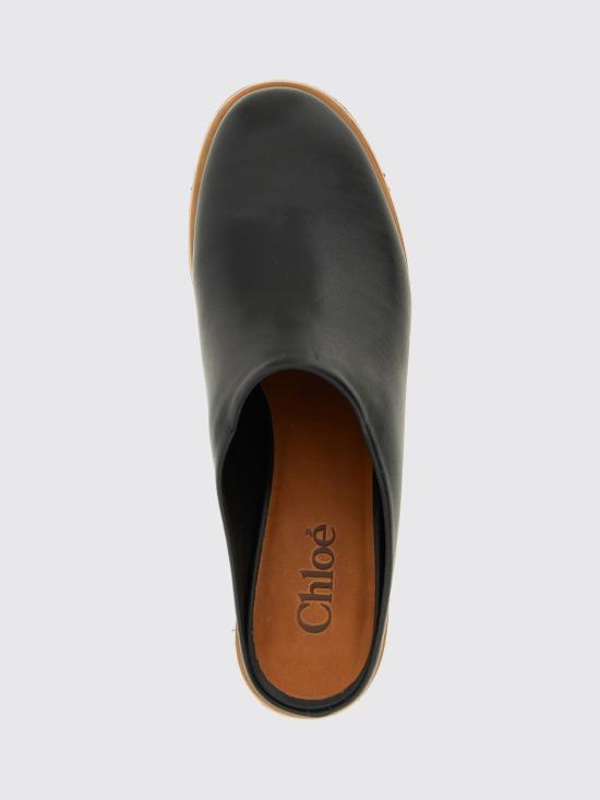 26FW 끌로에 뮬/슬리퍼 CH26A21BYR 001 Black - CHLOE